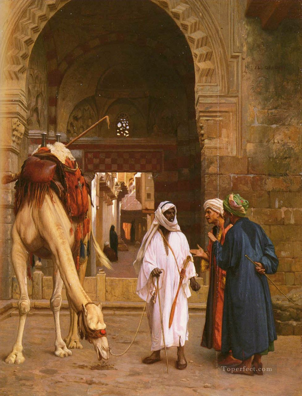 Dispute DArabes Greek Arabian Orientalism Jean Leon Gerome Oil Paintings